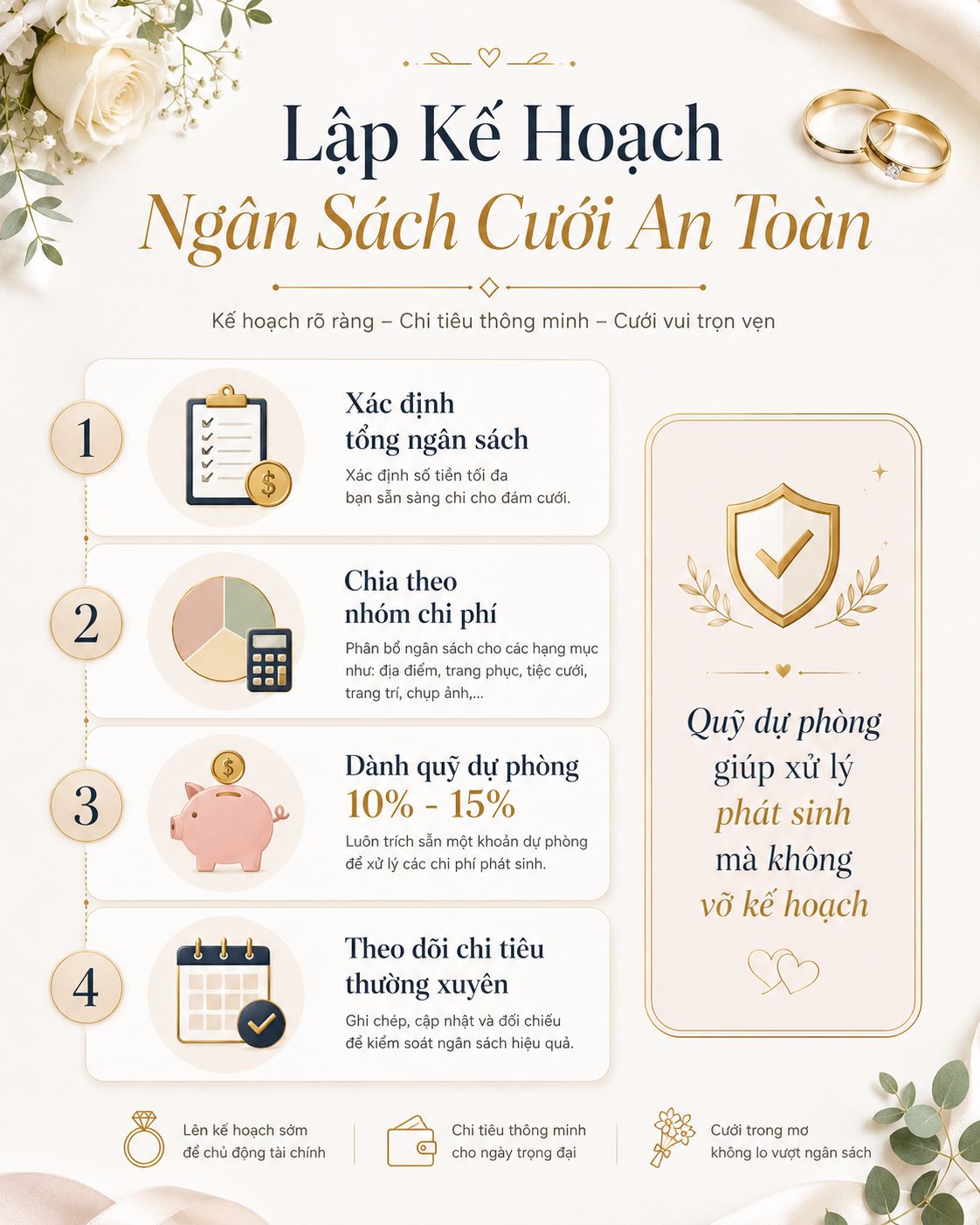 Top 5 Sai Lầm Khiến Ngân Sách Cưới Dễ "Mất Kiểm Soát" Và Bí Quyết Khắc Phục 2026 2 ngan sach cuoi long bien palace 1