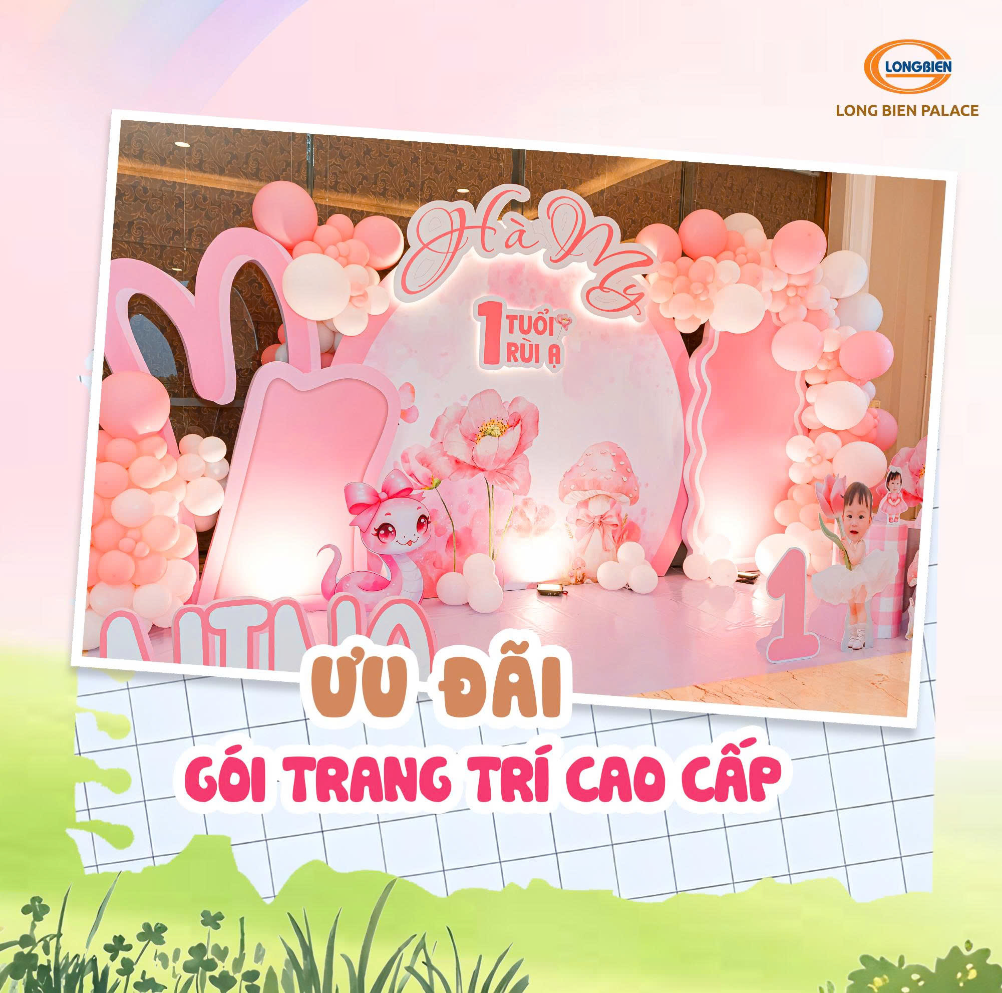 Ưu đãi gói tiệc thôi nôi Long Bien Palace Hồ Chí Minh